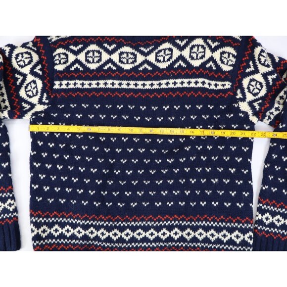 Polo Ralph Lauren Mens Fair Isle Hand Knit Wool Crewneck Sweater Size XXL - Picture 6 of 6